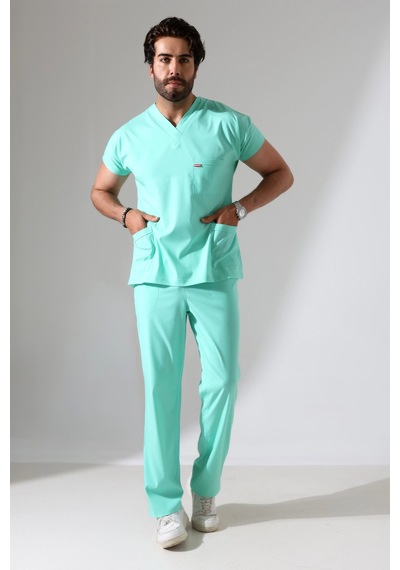Bflex Unisex Likralı Yarasa Kol Takım - 6457 Mint Yeşil