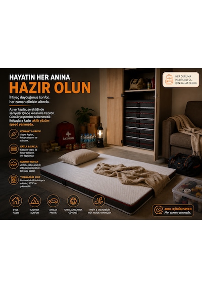 Speed 8 Cm Visco Katmanlı Yatak Pedi, Topper Ve Şilte Yıkanabilir Fermuarlı Kılıf Yer Yatağı, Misafir Yatağı, Kanepe Ve Koltuk Üstü Clean Fresh Kumaş 24 Dns 8 Cm Speed 8 Cm Visco Katmanlı Yatak Pedi, Topper Ve Şilte Yıkanabilir Fermuarlı Kılıf Yer Yatağı, Misafir Yatağı, Kanepe Ve Koltuk Üstü Clean Fresh Kumaş 24 Dns 8 Cm