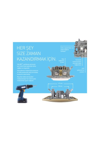 Legrand Salbei Serisi Antrasit Renk  Komütatör 10A - 767306