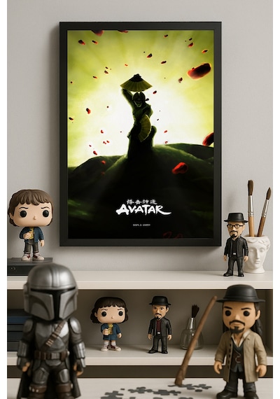 Avatar Siyah Ahşap Çerçeveli Poster, Film Duvar Tablosu