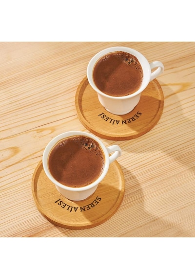 Kişiye Özel Bambu Tabakali Çay Fincanı Saydam