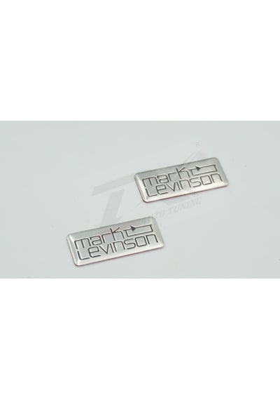 Mark Levinson Hoparlör Krom Metal 3M Logo Amblem 2 Li Set (503744213)
