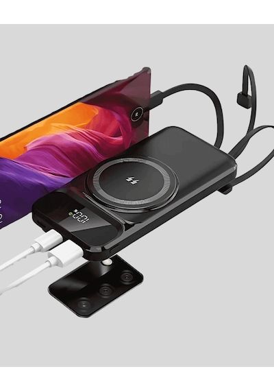 10000 Mah Kablosuz 15w Hızlı Şarj Destekli Taşınabilir Powerbank Çok Renkli