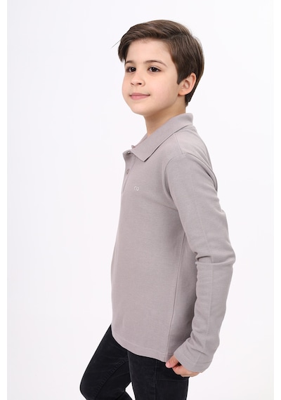 Toontoy Kids Toontoy Unisex Çocuk Nakışlı Tişört Kahverengi
