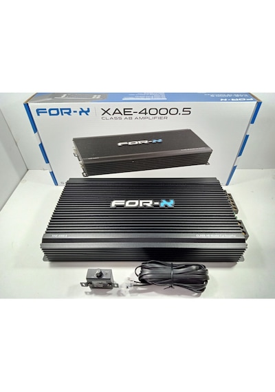 For-x Xae-4000.5-4x70w Rms-1x200w Rms-5 Kanallı Profesyonel-kaliteli-bas Kumandalı -amfi