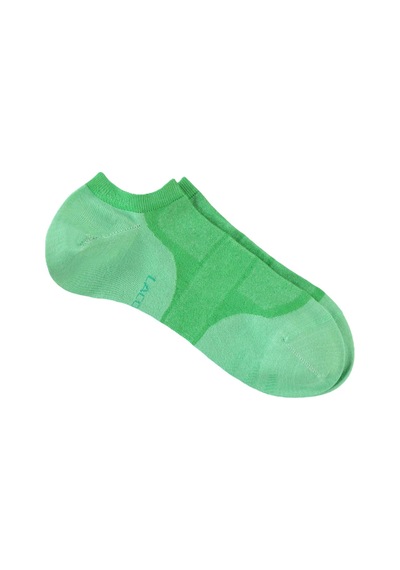 Lacoste Ankle Length Cotton Sport Socks Örme Logo Tekli Bilek Boyu Çorap Unisex Yeşil