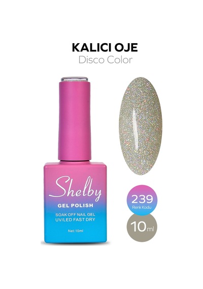 Shelby 10 Ml. A239 Disko Kalıcı Oje