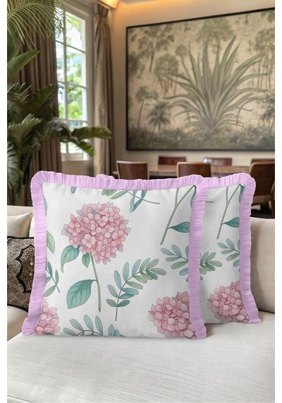 Ortanca Çiçekli Botanik Desenli Saçaklı Yastık Kılıfı-romantik Floral Pembe Püsküllü Kırlent Kılıfı Kadim Düş Halo Ortanca Çiçekli Botanik Desenli Saçaklı Yastık Kılıfı-romantik Floral Pembe Püsküllü Kırlent Kılıfı Kadim Düş Halo
