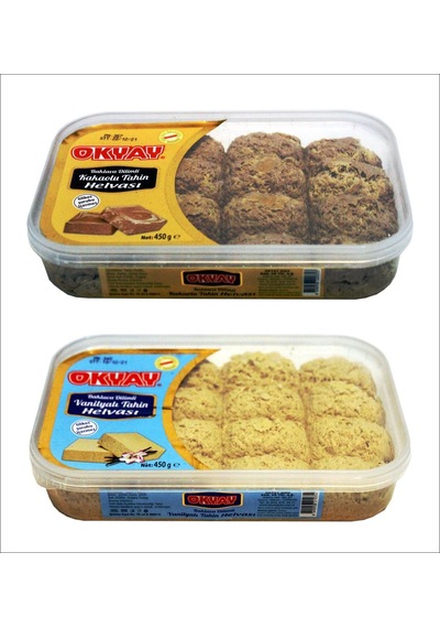 Okyay Kakaolu + Vanilyalı Tahin Helvası 2 x 450 G
