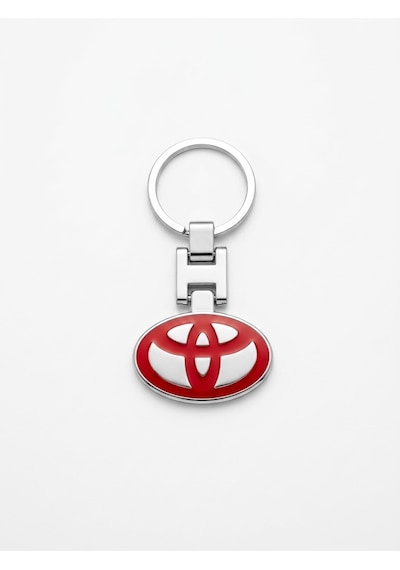 Toyota İle Uyumlu Metal Kırmızı Anahtarlık Aksesuar Corolla Avensis Auris Yaris