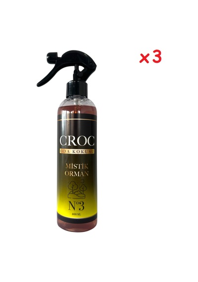 Croc Oda Kokusu No:3 Mistik Orman 3 X 400ml Sprey Şişe