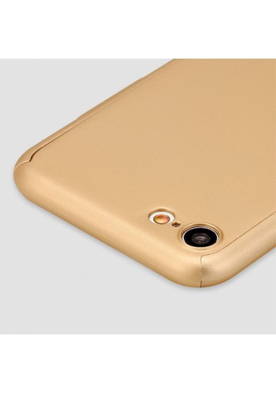 Apple Uyumlu iPhone 7-8 360 Derece Koruma Arka Kapak Gold 142281955