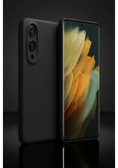 Newface - 475 - Samsung Galaxy Uyumlu S25 Edge First Silikon - Zero-hls - - Siyah