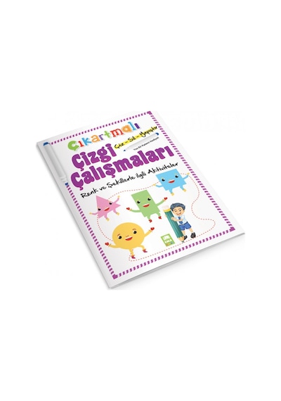 Ema Çıkartmalı Çizgi Çalışm.-renk,şekil/emaçocuk