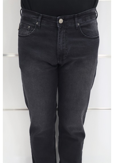 Denim Cartel Dmctekstil Erkek Füme Normal Bel Dar Kalıp Boru Paça Jean Pantolon Füme