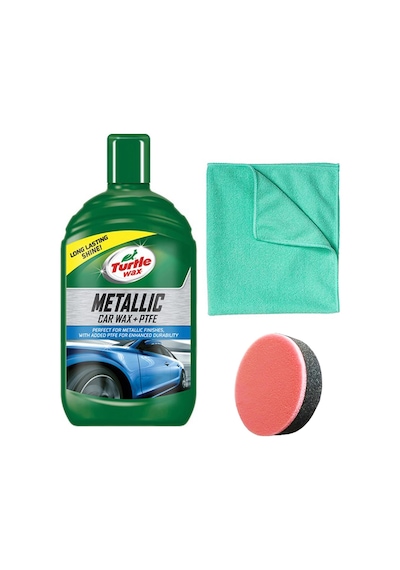 Turtle Wax Metalik Ptfe Katkılı Teflon Sıvı Cila Bez Sünger