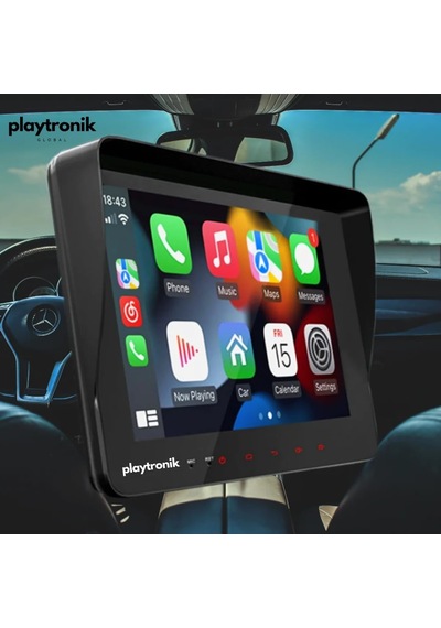 7 Tak Çalıştır Kablosuz Apple Carplay Ve Android Auto Oto Multimedya Araç Araba Ekran Double Teyp