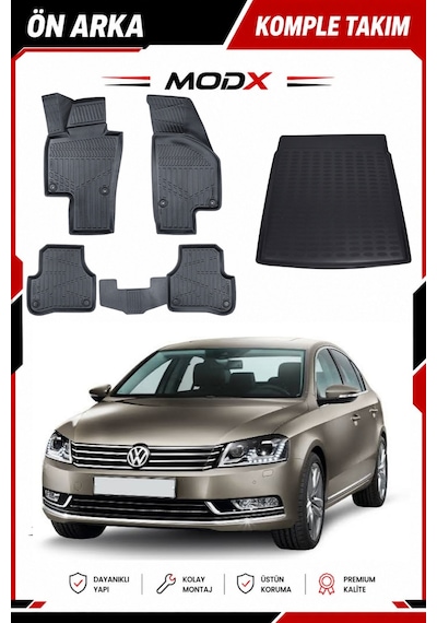 Opel İnsignia 2014 Model 5d Havuzlu Paspas + 3d İnce Stepne Bagaj Havuzu Premıum A+