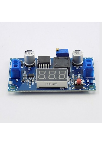Alkatronik-Voltmetreli Lm2596 Ayarlanabilir 3A Güç Kaynağı Voltaj Düşürür