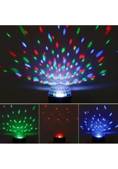 Led Kristal Disko Topu 220 V Usb  Hoparlör