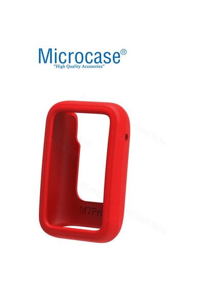 Microcase Xiaomi Mi Band 7 Pro Önü Açık Mat Silikon Kılıf-AL3172