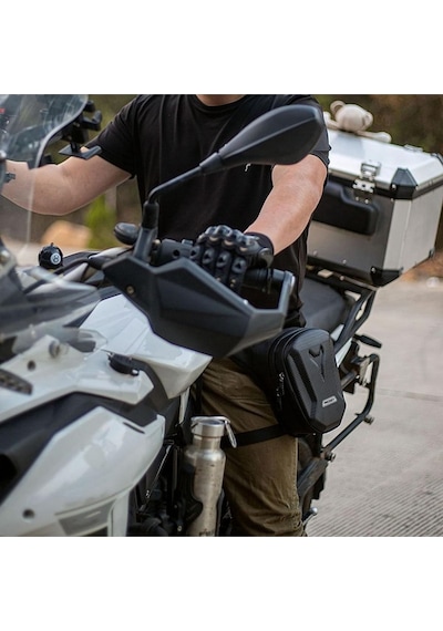 Motosiklet Bel Bacak Çantası Sert Kabuk Model Motor Bacak Çanta Leg Bag Renkli