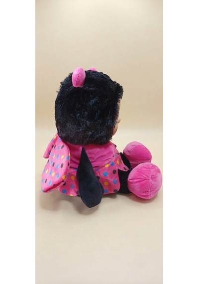 Peluş Bebek Yüzlü Arı 40 Cm Pembe - Siyah