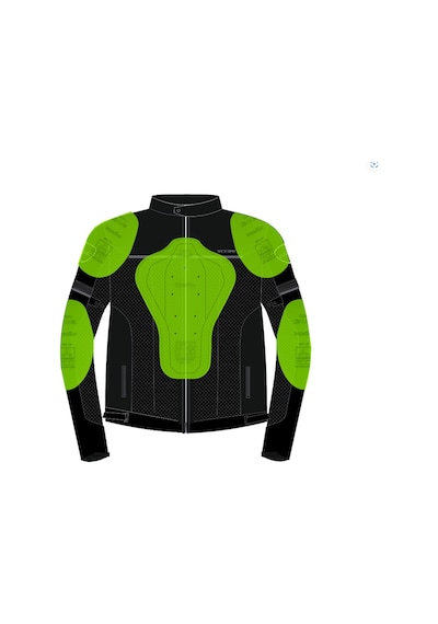 Scudo Vivaldi 4 Mevsim Motosiklet Montu Siyah