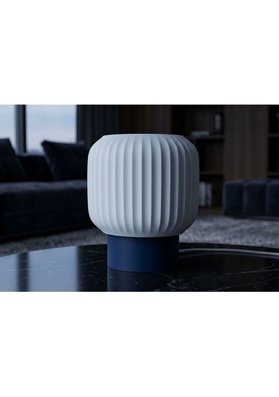 Evona Model - Led Abajur - Masa Lambası - Usb 5v İle Çalışır - Slim Led Aydınlatması Dahildir - Dekoratif Lamba - Renk Seçenekli Çok Renkli