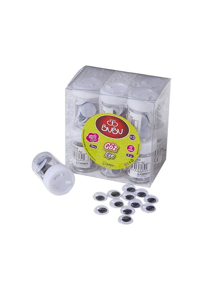 Bu-bu Siyah Göz 15 Mm 8 Gr Bubu-gz0004 Çok Renkli