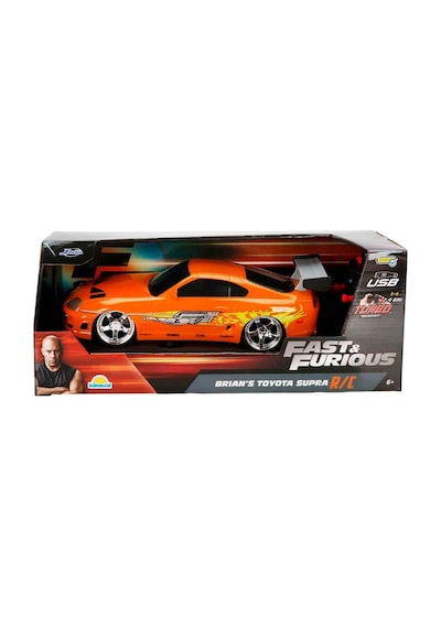 Fast & Furious Uzaktan Kumandalı Toyota Supra 1:16 Ölçek 29 Cm Usb Şarjlı Kumandalı Araba Çok Renkli
