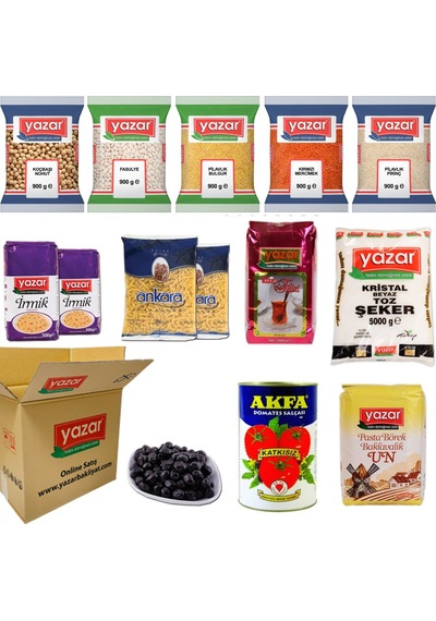 Yazar Ramazan Paket 12 Parça 16.5 KG