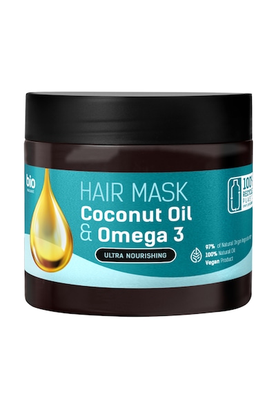Organik Vegan Nemlendirici Saç Maske Coconut & Omega 3 295 Ml