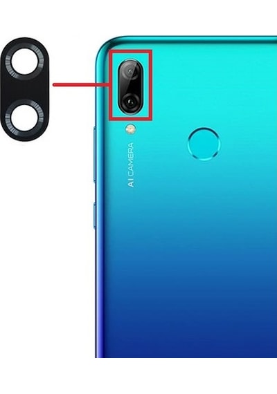 Huawei P Smart 2019 Uyumlu Kamera Lensi Cam Pot-lx1 Pot-lx1af Pot-lx2j