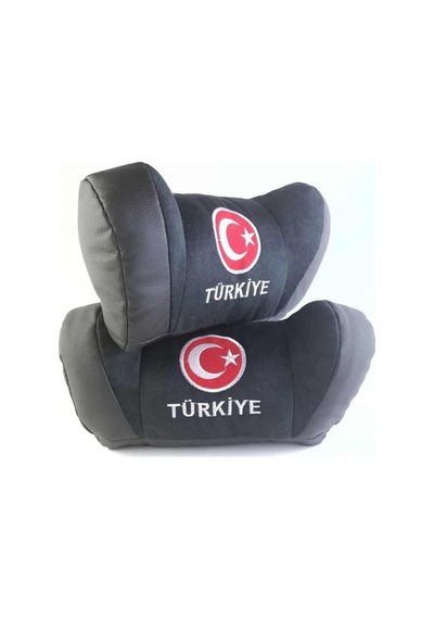 Türkiye Bayrağı Oto Ikili Boyun Yastığı (520035773)-Değer 1-Değer 2