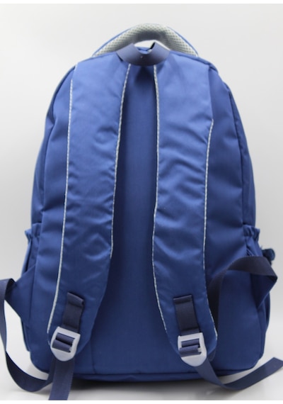 Lacivert Unisex Okul Çantası Su Geçirmez Kumaş Unisex Okul Sırt Çantası 2200 Lacivert