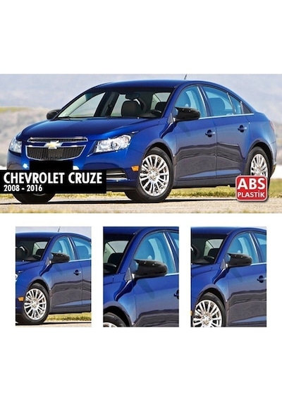 Chevrolet Cruze 2009+ Model Uyumlu Sağ Sol Yarasa Ayna Kapağı 2li