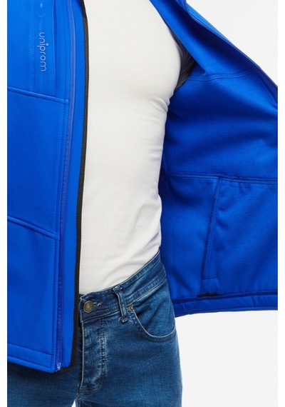 Uniprom Softshell Mont Içi Polarlı Su Ve Rüzgar Geçirmez Pro Model Mavi Erkek Mavi