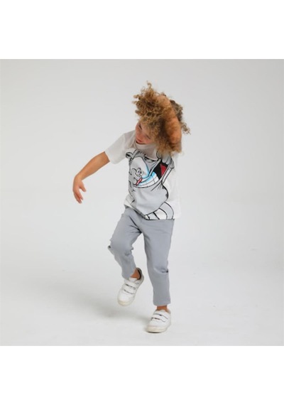Jack Lions Erkek Çocuk Pamuklu Garfield Tshirt-12842-beyaz Beyaz