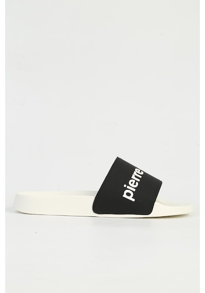 Pierre Cardin Erkek Tek Bant Terlik Beyaz Siyah Pc-7435 Çok Renkli