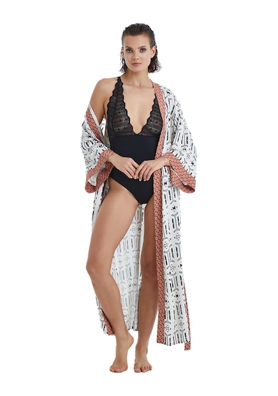 Blackspade Kadın Sabahlık 51382 - Baskılı Çok Renkli