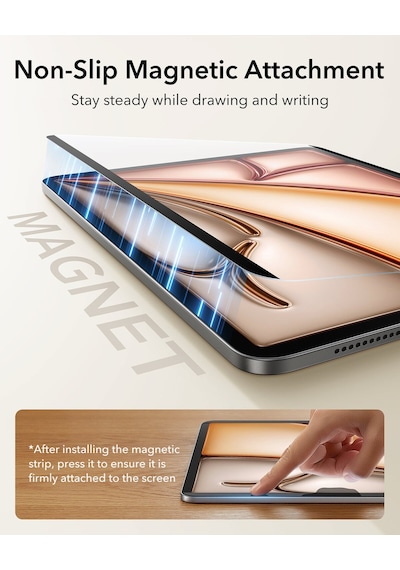 Apple Uyumlu iPad Air 13 M3-m2 2025-2024 Paper Feel Kağıt Hissi Tablet Ekran Koruyucu