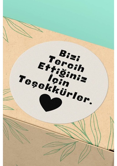Teşekkürler Sticker 3x3cm St2311 Çok Renkli