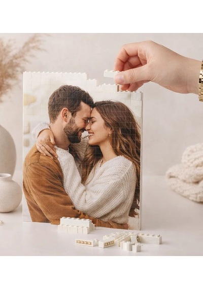 Kişiye Özel 220 Parça Fotoğraflı Blok Puzzle Kadınlar Günü, Sevgiliye Ve Anneye Özel Hediye Kobitmeyencom36881 Bk Gift