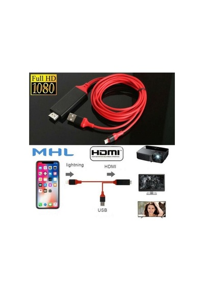 Hdmı Hdtv Cep Telefonu Tv Görüntü Aktarma Kablosu -2 Metre (287904046)