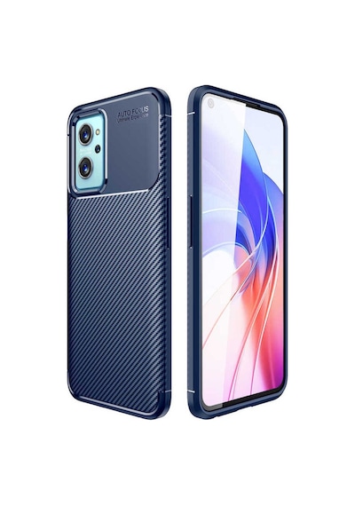 Oppo A96 4g Kılıf Zore Negro Silikon Kapak Lacivert