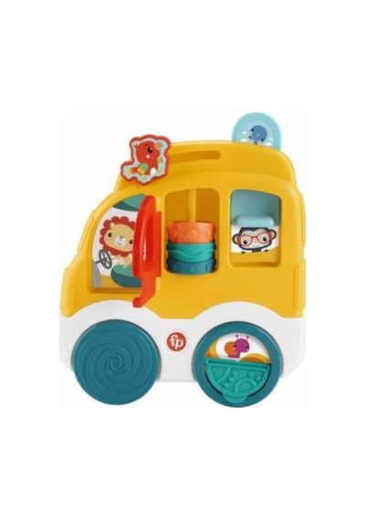 Fisher Price Hayvanlarla Tanışalım Eğitici Oyuncak Araba, 6 Ay+