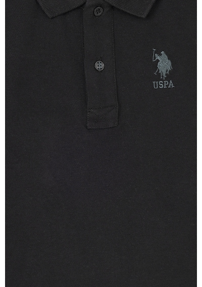 U.S. Polo Assn. Erkek Çocuk Siyah Basic Polo Yaka Tişört 50279572-VR046