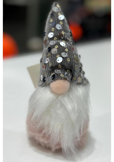Beysüs Yılbaşı Çam Ağacı Süsü Şans Cücesi Gnome Gümüş Diğer