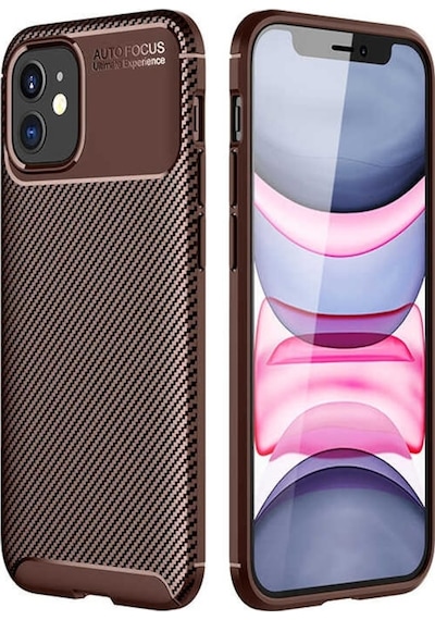 Apple Uyumlu iPhone 12 Mini Kılıf Negro Karbon Dizayn Silikon (510451213)